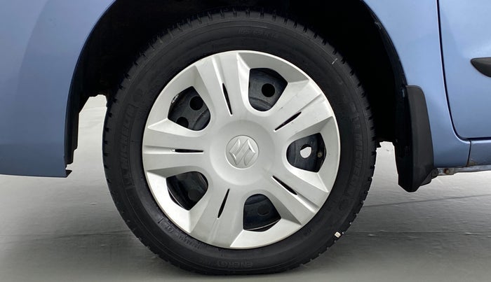 2014 Maruti Wagon R 1.0 VXI, Petrol, Manual, 1,14,527 km, Left Front Wheel
