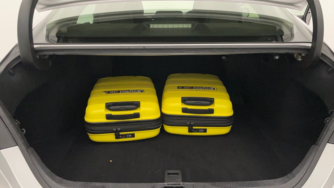 Boot Inside View with Luggage