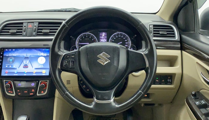 2018 Maruti Ciaz ALPHA 1.4 VVT AMT, Petrol, Automatic, 60,301 km, Steering Wheel Close Up