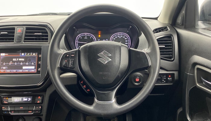 2018 Maruti Vitara Brezza ZDI+ DUAL TONE AMT, Diesel, Automatic, 40,701 km, Steering Wheel Close Up