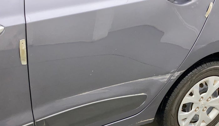 2014 Hyundai Grand i10 SPORTZ 1.2 KAPPA VTVT, Petrol, Manual, 1,25,412 km, Rear left door - Slightly dented