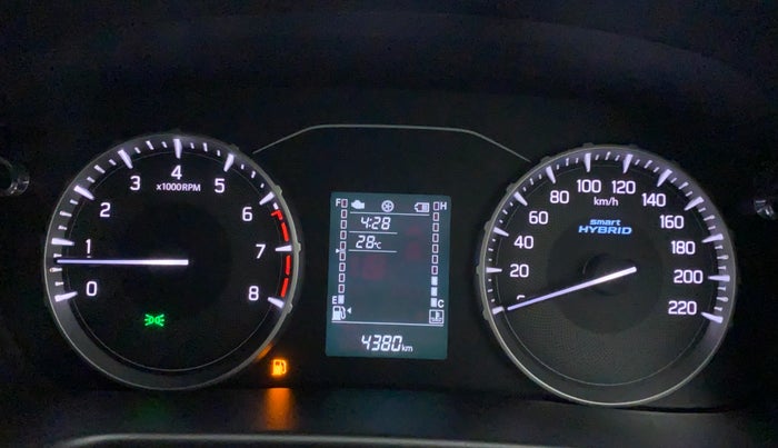 2022 Maruti BREZZA VXI SMART HYBRID, Petrol, Manual, 4,380 km, Odometer Image