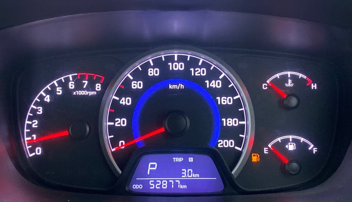 2018 Hyundai Grand i10 SPORTZ AT 1.2 KAPPA VTVT, Petrol, Automatic, 52,877 km, Odometer Image