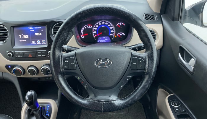 2018 Hyundai Grand i10 SPORTZ AT 1.2 KAPPA VTVT, Petrol, Automatic, 52,877 km, Steering Wheel Close Up