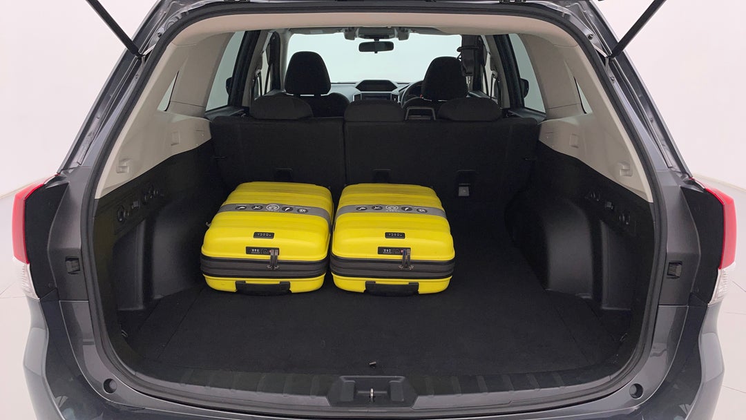 Boot Inside View with Luggage