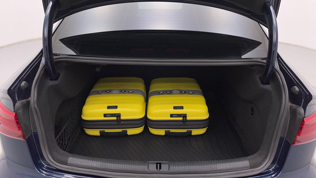 Boot Inside View with Luggage