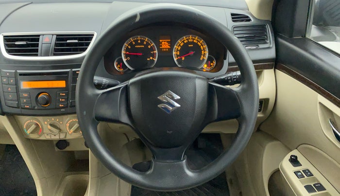 2012 Maruti Swift Dzire VXI, Petrol, Manual, 50,624 km, Steering Wheel Close Up