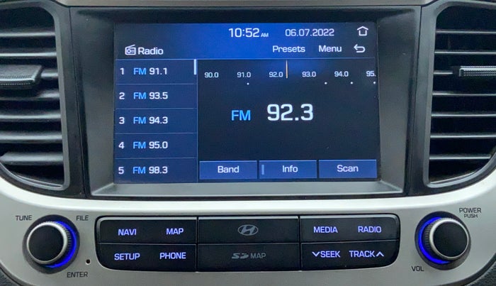 2018 Hyundai Verna 1.6 CRDI SX + AT, Diesel, Automatic, 46,184 km, Infotainment System