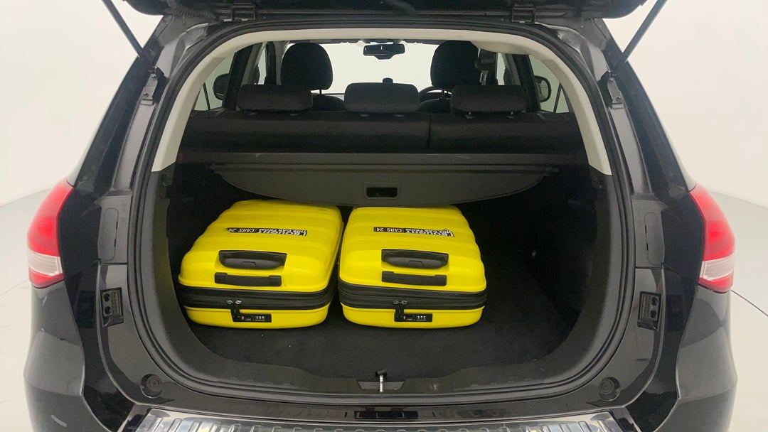 Boot Inside View with Luggage