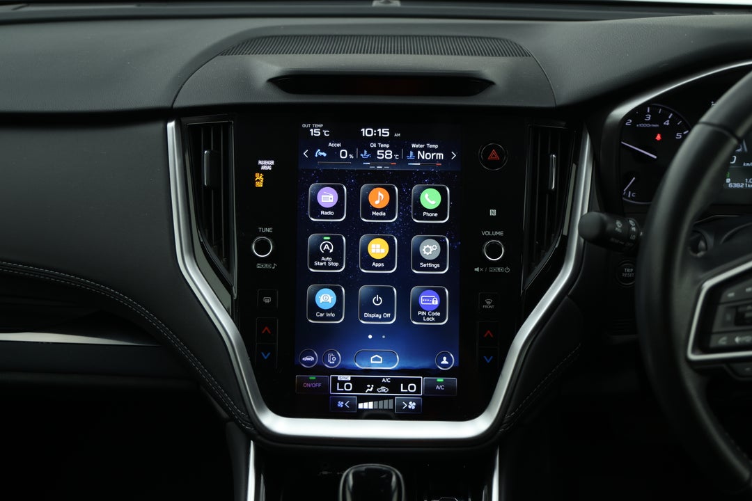 2022 Subaru Outback AWD, Automatic, 63821 km, Center Console