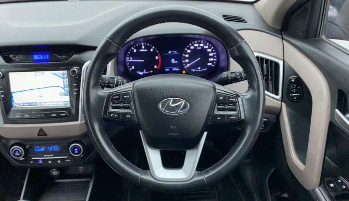 2018 Hyundai Creta 1.6 SX (O) CRDI, Diesel, Manual, 58,600 km, Steering Wheel Close Up