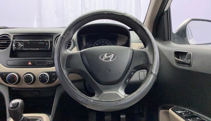 2015 Hyundai Grand i10 MAGNA 1.2 KAPPA VTVT, Petrol, Manual, 37,267 km, Steering Wheel Close Up
