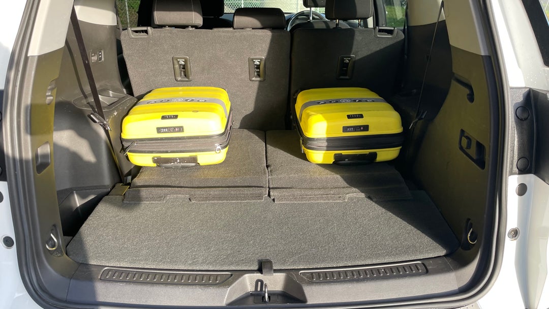 Boot Inside View with Luggage