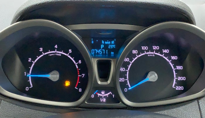 2016 Ford Ecosport TITANIUM 1.5L PETROL AT, Petrol, Automatic, 74,570 km, Odometer Image