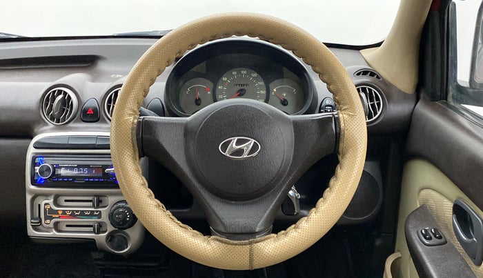 2011 Hyundai Santro Xing GL PLUS, Petrol, Manual, 62,210 km, Steering Wheel Close Up