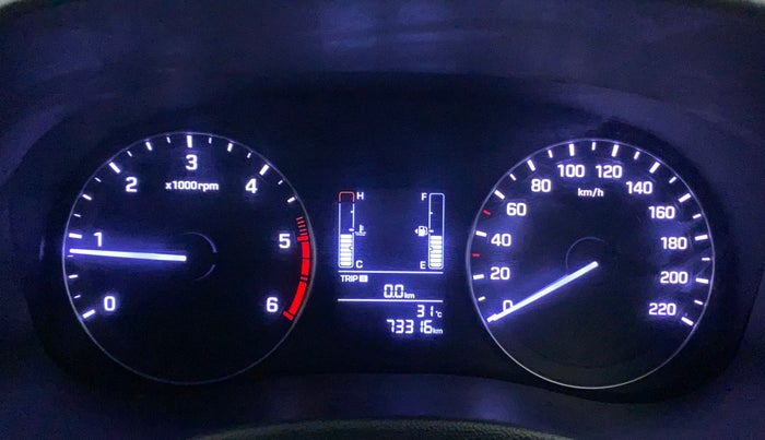 2016 Hyundai Creta SX 1.6 DIESEL, Diesel, Manual, 73,412 km, Odometer Image
