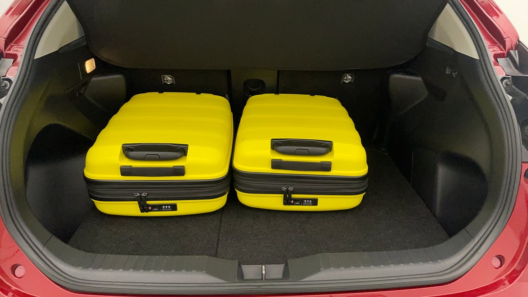 Boot Inside View with Luggage