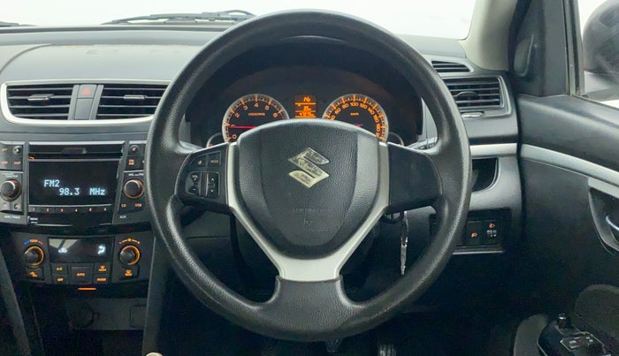 2012 Maruti Swift ZXI, Petrol, Manual, 47,360 km, Steering Wheel Close Up