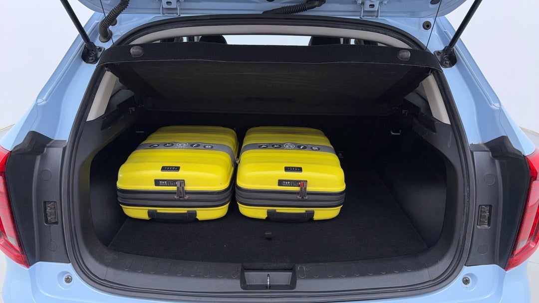 Boot Inside View with Luggage