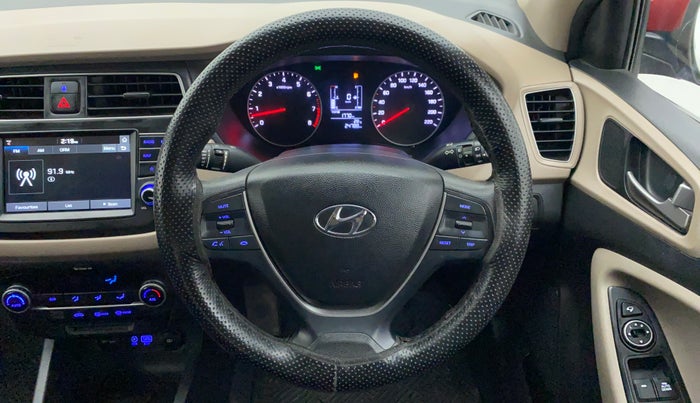 2018 Hyundai Elite i20 ASTA 1.2, CNG, Manual, 24,832 km, Steering Wheel Close Up