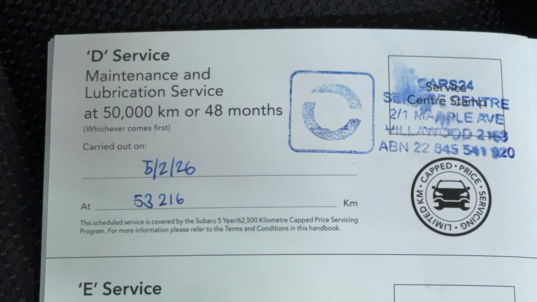 2024 Subaru Forester 2.5i (awd), Automatic, 53216 km, Service History