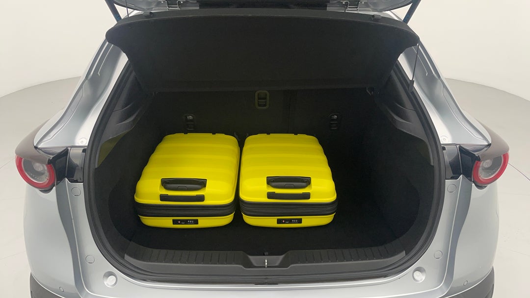 Boot Inside View with Luggage