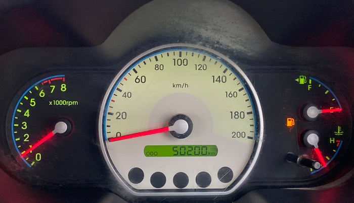 2009 Hyundai i10 MAGNA 1.2, Petrol, Manual, 50,199 km, Odometer Image