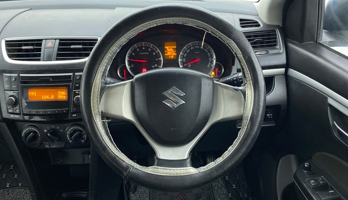 2015 Maruti Swift VXI D, Petrol, Manual, 39,579 km, Steering Wheel Close Up