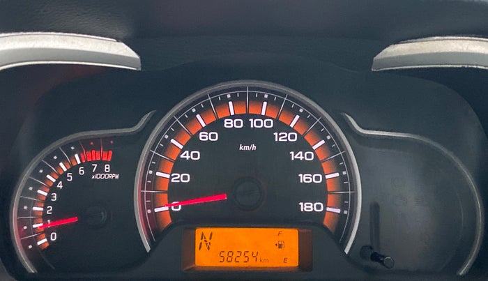 2016 Maruti Alto K10 VXI AMT P, Petrol, Automatic, 58,547 km, Odometer Image