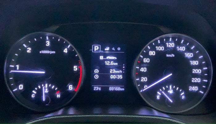 2017 Hyundai New Elantra 1.6 SX AT O, Diesel, Automatic, 69,264 km, Odometer View