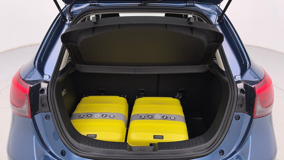 Boot Inside View with Luggage
