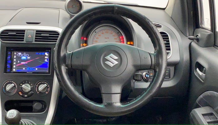 2011 Maruti Ritz VXI BS IV, Petrol, Manual, 76,436 km, Steering Wheel Close-up