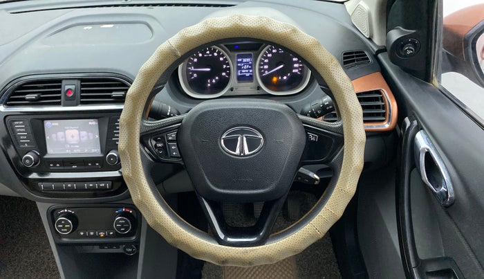 2017 Tata TIGOR XZ (O) PETROL, Petrol, Manual, 36,990 km, Steering Wheel Close Up