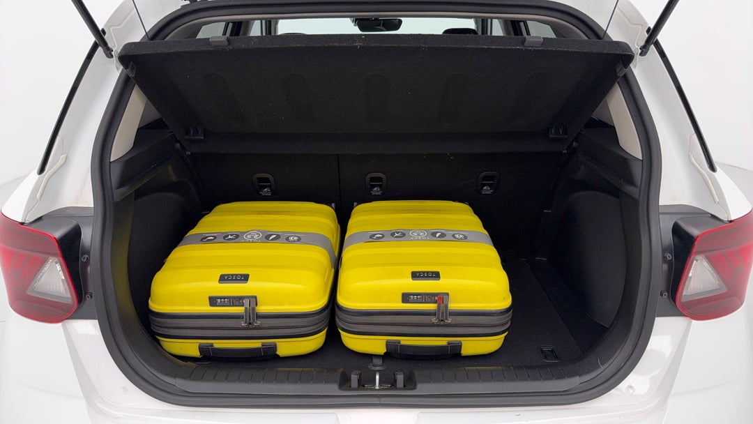 2023 Hyundai Venue Elite (black) Sunroof, Automatic, 15756 km, Boot Inside View with Luggage