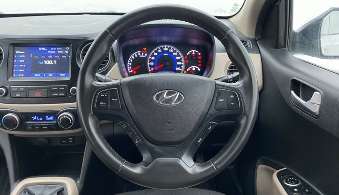 2018 Hyundai Grand i10 ASTA 1.2 KAPPA VTVT, Petrol, Manual, 36,020 km, Steering Wheel Close Up