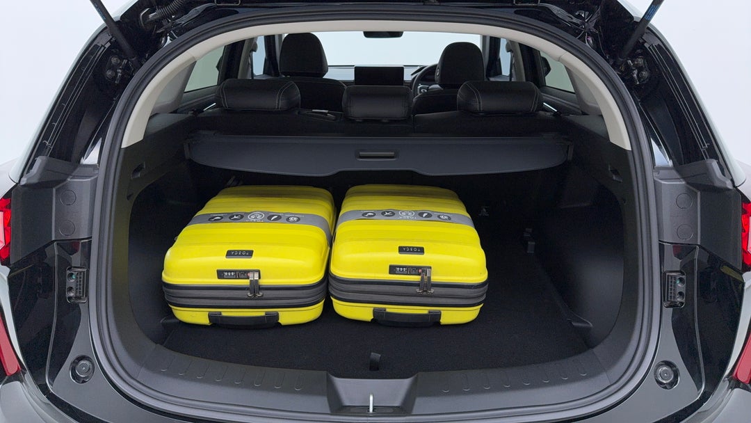Boot Inside View with Luggage