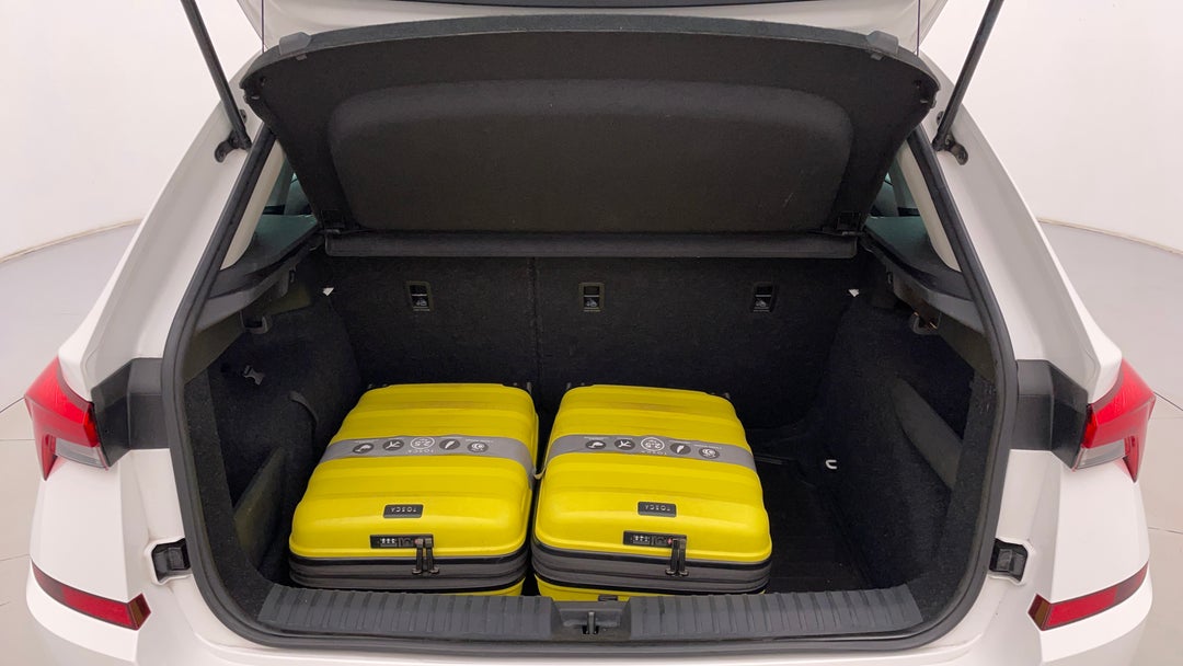 Boot Inside View with Luggage