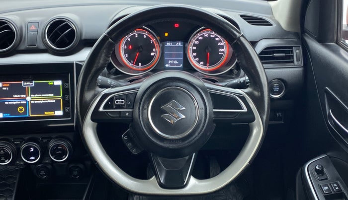 2018 Maruti Swift ZXI+, Petrol, Manual, 34,778 km, Steering Wheel Close Up