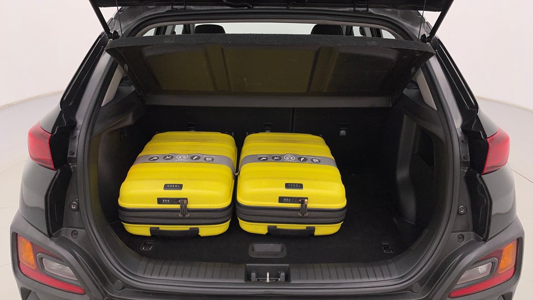 Boot Inside View with Luggage