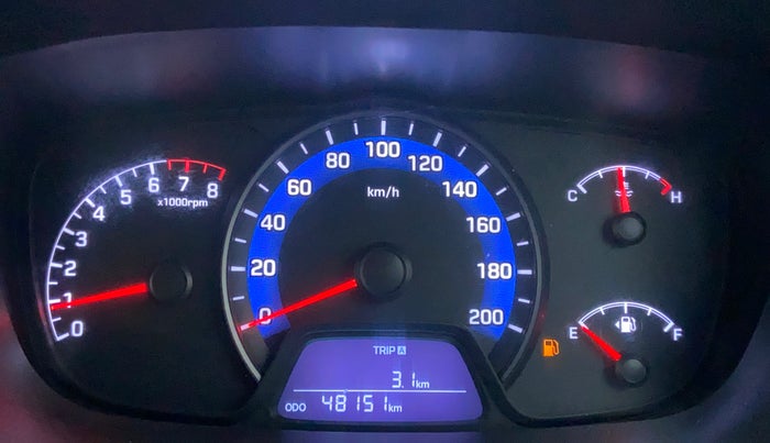 2015 Hyundai Xcent S 1.2, Petrol, Manual, 48,128 km, Odometer Image