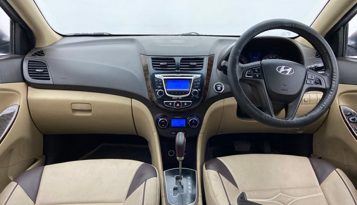 2012 Hyundai Verna FLUIDIC 1.6 CRDI SX OPT AT, Diesel, Automatic, 90,619 km, Dashboard View