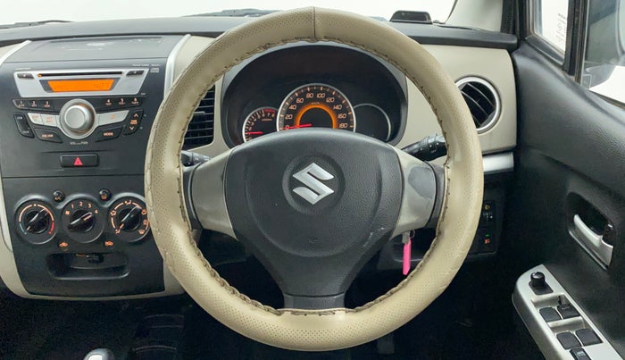 2016 Maruti Wagon R 1.0 VXI AMT, Petrol, Automatic, 60,357 km, Steering Wheel Close Up