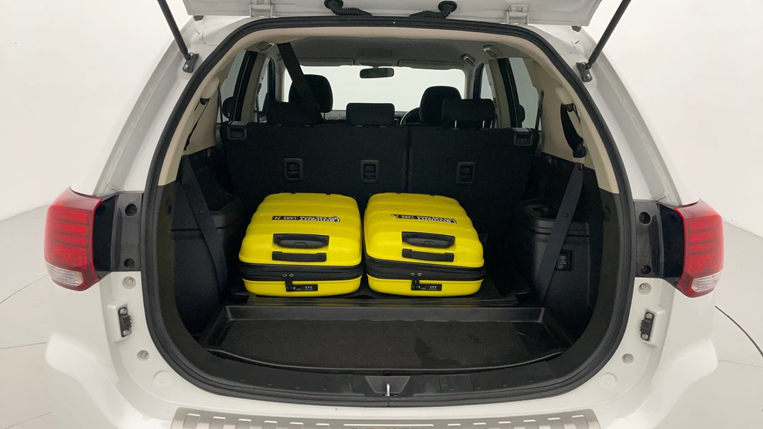 Boot Inside View with Luggage
