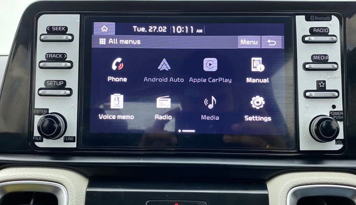 2021 KIA SONET HTX 1.5, Diesel, Manual, 60,656 km, Touchscreen Infotainment System