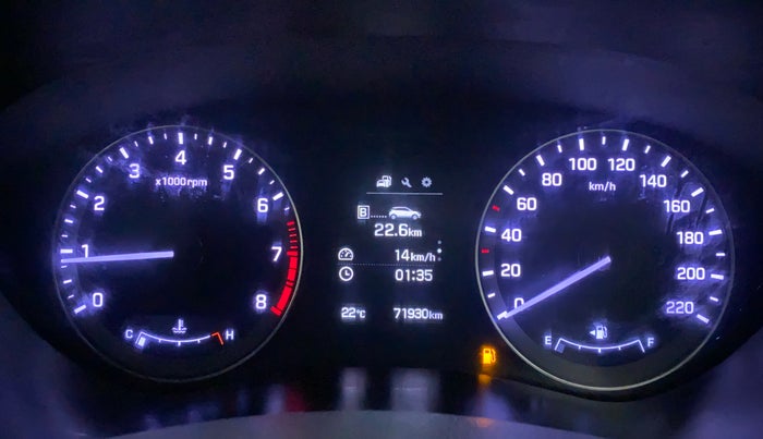 2015 Hyundai Elite i20 ASTA 1.2, Petrol, Manual, 71,990 km, Odometer Image