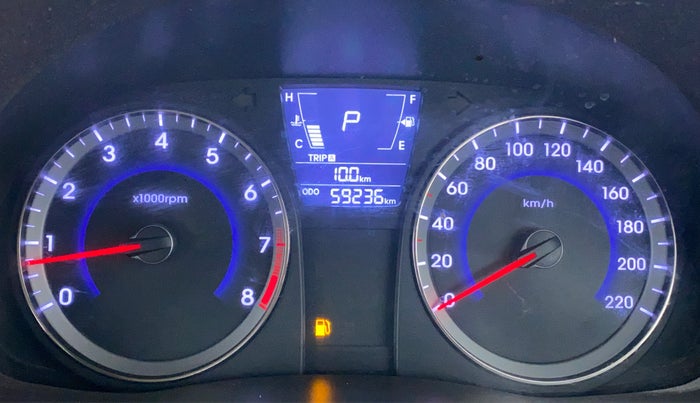 2016 Hyundai Verna FLUIDIC 1.6 VTVT SX AT, Petrol, Automatic, 59,226 km, Odometer Image