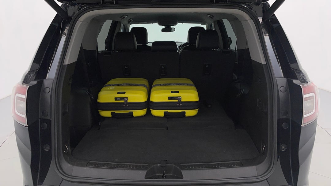 Boot Inside View with Luggage