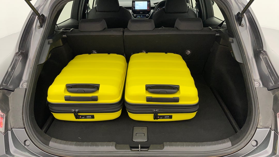 Boot Inside View with Luggage