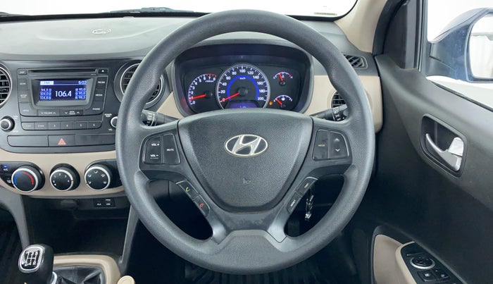 2015 Hyundai Grand i10 SPORTZ 1.2 KAPPA VTVT, Petrol, Manual, 53,556 km, Steering Wheel Close Up