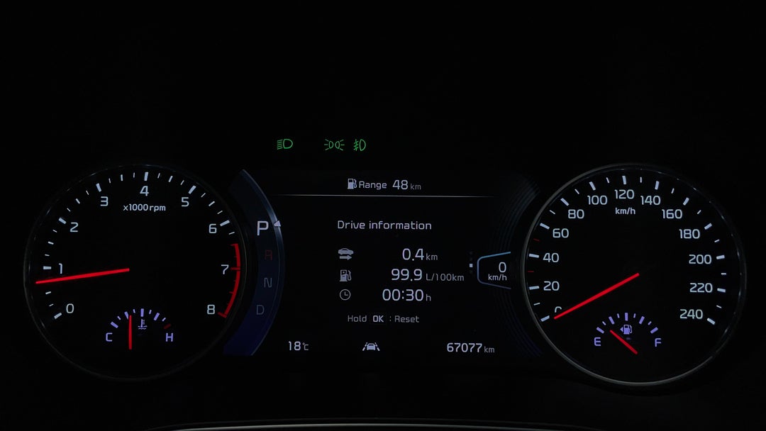 2019 Kia Seltos Gt-line (awd), Automatic, 67077 km, Odometer View